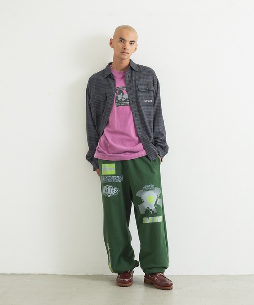 XLARGE（エクストララージ）の「MULTI LOGO SWEATPANTS（スウェットパンツ・メンズ・アッシュ/ネイビー/ブラック/グリーン・L/XL/M/S）」の13枚目の写真