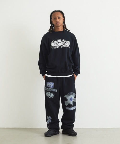 XLARGE（エクストララージ）の「MULTI LOGO SWEATPANTS（スウェットパンツ・メンズ・アッシュ/ネイビー/ブラック/グリーン・L/XL/M/S）」の14枚目の写真