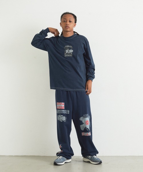 XLARGE（エクストララージ）の「MULTI LOGO SWEATPANTS（スウェットパンツ・メンズ・アッシュ/ネイビー/ブラック/グリーン・L/XL/M/S）」の7枚目の写真