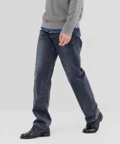 CHASECULT(チェイスカルト)の「メンズ Dトーンウォッシュ ストレートデニム-FERK2312B04(デニムパンツ・メンズ・ネイビー・92/86/82/76/70)」の5枚目の写真