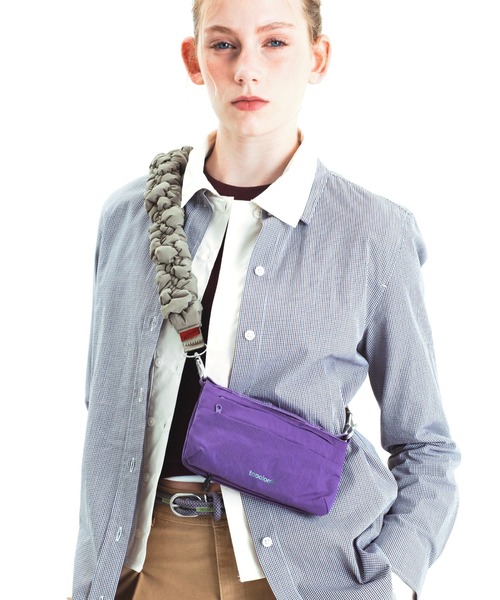 Topologie(トポロジー)の「Phone Sacoche 90(フォンサコッシュ90)(ショルダーバッグ・レディース・ブルー系/グリーン/パープル・ONE SIZE)」の14枚目の写真