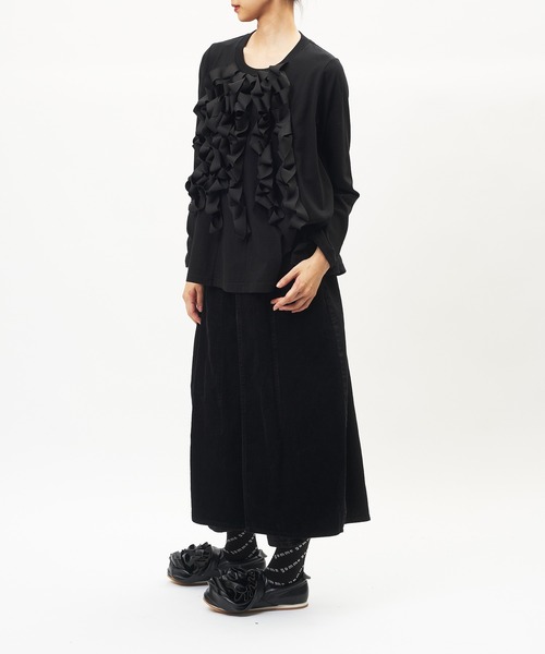 gomme(ゴム)の「ループT(Tシャツ/カットソー・レディース・ブラック・MEDIUM)」の5枚目の写真