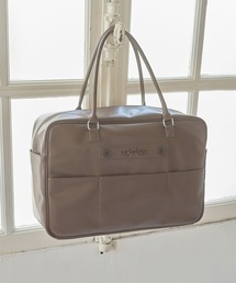 合皮ビッグボストンバッグ / Glossy Big Boston Bag