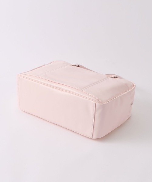 rumnel:（ルムネル）の「合皮ビッグボストンバッグ / Glossy Big Boston Bag（ボストンバッグ・レディース・ピンク/ブラウン・FREE）」の13枚目の写真