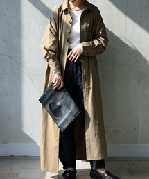 ドルマン シャツワンピース