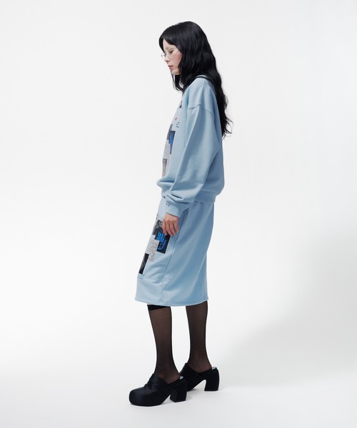 THINGS THAT MATTER(シングス ザット マター)の「MICROCOSMOS GRAPHIC SWEAT / マイクロコスモスグラフィックスウェット(スウェット・レディース・ブラック/サックスブルー/グレー・FREE)」の12枚目の写真