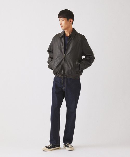 JOURNAL STANDARD relume(ジャーナルスタンダード レリューム)の「ラムレザー ジップジャケット(ライダースジャケット・メンズ・ブラック/ブラウン・MEDIUM/LARGE)」の21枚目の写真