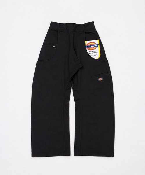 NVRFRGT(ネヴァーフォーゲット)の「Dickies×NVRFRGT DOUBLE KNEE CURVED LEG UTILITY WORK PANTS(その他パンツ・レディース・カーキ/ブラック/ダークグレー・0/2/1)」の19枚目の写真