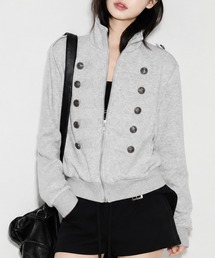 MEMECLE（メメクル）の「【 MEMECLE / メメクル 】ナポレオン スウェットパーカー　ブルゾンジャケット（ブルゾン）」