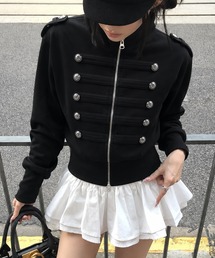 MEMECLE（メメクル）の「【 MEMECLE / メメクル 】ナポレオン スウェットパーカー　ブルゾンジャケット（ブルゾン）」