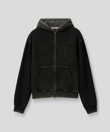SHADE LAYER ZIP-UP HOODIE (BLACK)