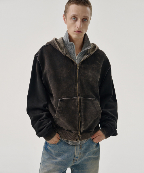 MMIC（エムエムアイシー）の「SHADE LAYER ZIP-UP HOODIE (BLACK)（パーカー・メンズ・その他・MEDIUM/LARGE）」の6枚目の写真