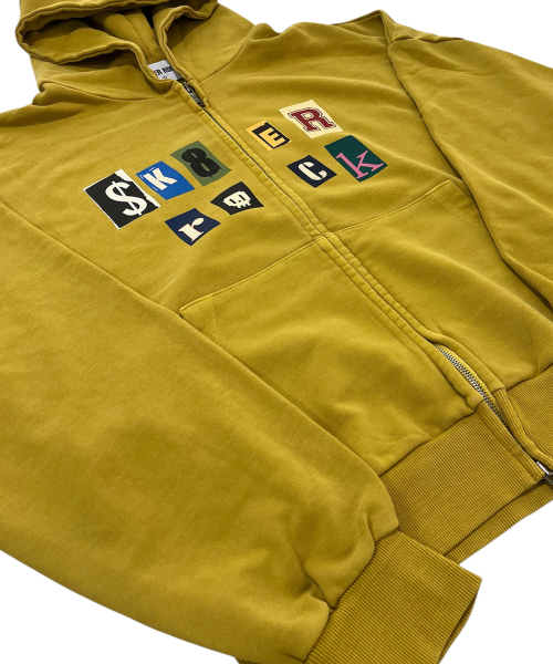 SK8ER ROCK（スケーターロック）の「コラージュロゴピグメントスウェットフードジップアップ（マスタード）（パーカー・レディース・その他・ONE SIZE）」の6枚目の写真