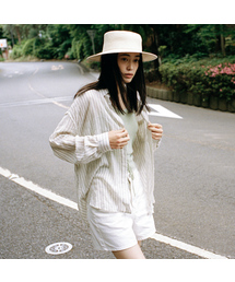 Airy loose sheer shirt