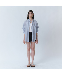 Airy loose sheer shirt