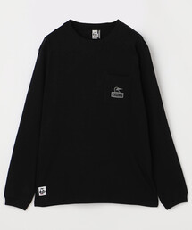 限定展開 CHUMS/チャムス ブービー フェイス ポケット ブラッシュド L/S ティー / Booby Face PKT Brushed L/S T / CH01-267