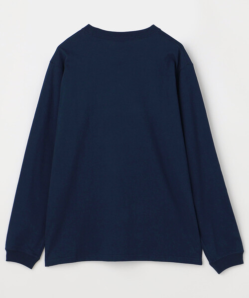 CHUMS(チャムス)の「限定展開 CHUMS/チャムス ブービー フェイス ポケット ブラッシュド L/S ティー / Booby Face PKT Brushed L/S T / CH01-267(Tシャツ/カットソー・メンズ・ホワイト/ブラック/ネイビー・SMALL/MEDIUM/LARGE/X-LARGE)」の4枚目の写真
