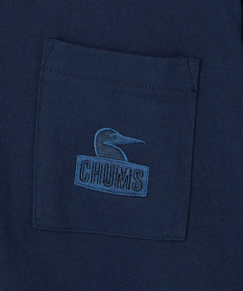 CHUMS(チャムス)の「限定展開 CHUMS/チャムス ブービー フェイス ポケット ブラッシュド L/S ティー / Booby Face PKT Brushed L/S T / CH01-267(Tシャツ/カットソー・メンズ・ホワイト/ブラック/ネイビー・SMALL/MEDIUM/LARGE/X-LARGE)」の6枚目の写真