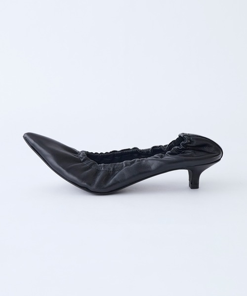 CORSO ROMA,9(コルソローマ)の「【CORSO ROMA,9】ギャザーパンプス-gather pumps(パンプス・レディース・ブラック/ダークブラウン・38/37)」の18枚目の写真