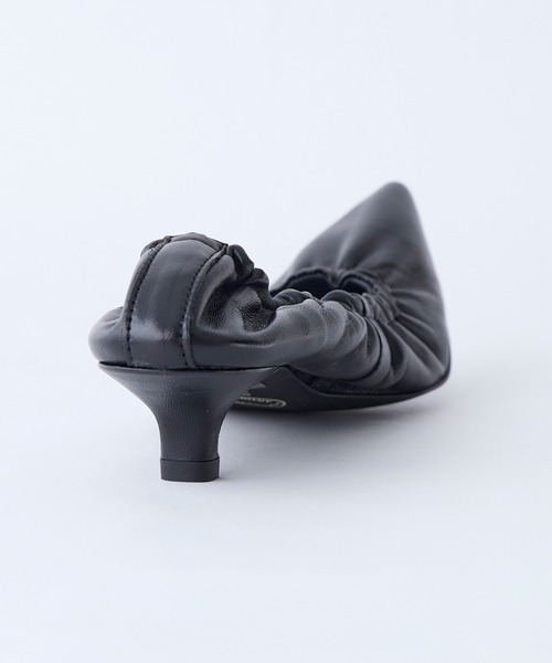 CORSO ROMA,9(コルソローマ)の「【CORSO ROMA,9】ギャザーパンプス-gather pumps(パンプス・レディース・ブラック/ダークブラウン・38/37)」の19枚目の写真