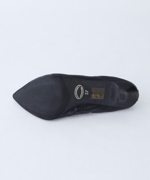 CORSO ROMA,9(コルソローマ)の「【CORSO ROMA,9】ギャザーパンプス-gather pumps(パンプス・レディース・ブラック/ダークブラウン・38/37)」の20枚目の写真