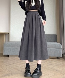 コーデュロイ Aラインスカート