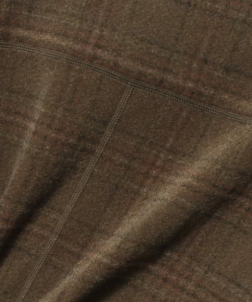 ESTNATION(エストネーション)の「GOOD PEOPLE GOOD STITCHING GOOD PRODUCT for ESTNATION / ダブルクロスジャージー オーバーシャツジャケット《ESTNATION EXCLUSIVE》(その他アウター・メンズ・ブラウン/ネイビー/ブラック・LARGE/MEDIUM)」の5枚目の写真