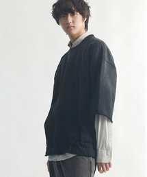 DRAW.M（ドローエム）の「ウォッシュドオーバーサイズ7分袖Tシャツ（スウェット）」