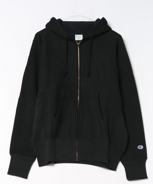 Champion(チャンピオン)の「Champion/チャンピオン/リバースウィーブ(R)フーデッドスウェットシャツ(パーカー・メンズ・ブラック/その他5/グレー・L/XL/M/2XL)」の1枚目の写真