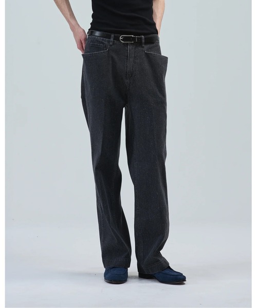 BED J.W. FORD(ベッドフォード)の「【BED J.W. FORD】Deck Denim(デニムパンツ・メンズ・ブルー/インディゴブルー/ブラック・1/0)」の2枚目の写真