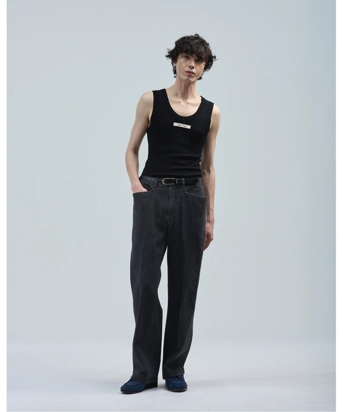 BED J.W. FORD(ベッドフォード)の「【BED J.W. FORD】Deck Denim(デニムパンツ・メンズ・ブルー/インディゴブルー/ブラック・1/0)」の4枚目の写真