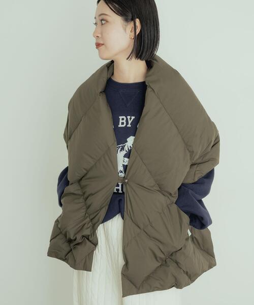 KWD DOWN SHAWL - GREEN DOWN（マフラー）｜THE GOODLAND MARKET（ザ
