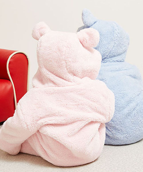 SweetMommy（スウィートマミー）の「【ZOZO限定カラー】もこもこボア オーガニックコットン アニマル カバーオール（ロンパース・キッズ・ピンク/ブルー/チャコール/ベージュ/ブラウン/ブラウン系その他/グレー/ピンク系その他・70/80/90）」の22枚目の写真