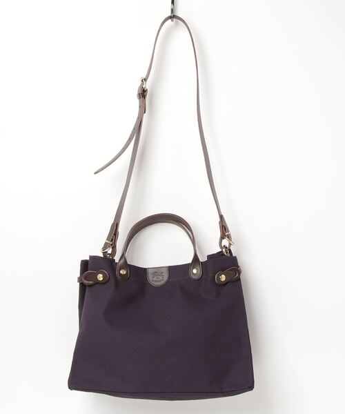 IL BISONTE / CANVAS x LEATHER/ TOTE BAG