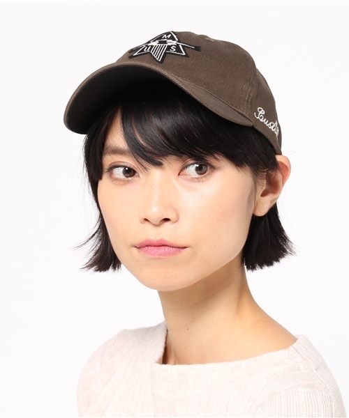 MOUSSY（マウジー）の「VARIOUS CAP（キャップ・レディース・ブラック/イエロー/ネイビー/カーキ・FREE）」の3枚目の写真