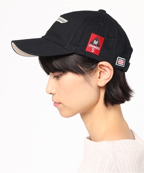 MOUSSY（マウジー）の「VARIOUS CAP（キャップ・レディース・ブラック/イエロー/ネイビー/カーキ・FREE）」の5枚目の写真