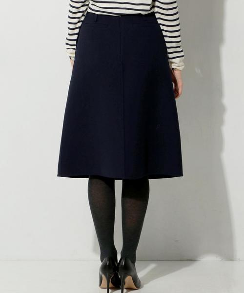 UNITED ARROWS（ユナイテッドアローズ）の「UGBT リバー ボックス スカート（スカート・レディース・ナチュラル/ネイビー・40/38/36）」の10枚目の写真