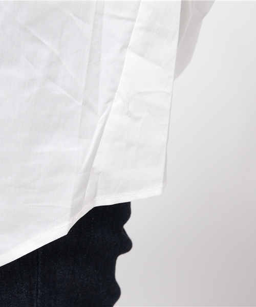 COLONY 2139(コロニートゥーワンスリーナイン)の「ストレッチブロード抜き衿シャツ(シャツ/ブラウス・レディース・ベージュ/ネイビー/ホワイト・FREE)」の9枚目の写真