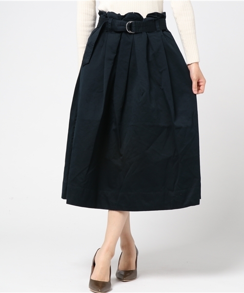 LBC(エルビーシー)の「ハイカウントツイルボリュームスカート (スカート・レディース・オリーブ/ネイビー・LARGE/MEDIUM)」の11枚目の写真