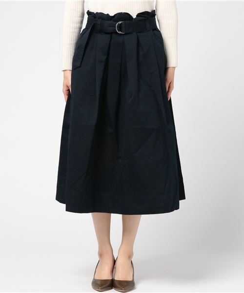 LBC(エルビーシー)の「ハイカウントツイルボリュームスカート (スカート・レディース・オリーブ/ネイビー・LARGE/MEDIUM)」の3枚目の写真