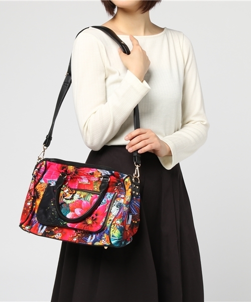 Desigual（デシグアル）の「「Desigual/デシグアル」バッグ（ショルダーバッグ・レディース・レッド系その他・ONE SIZE）」の3枚目の写真