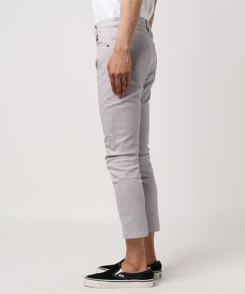 THE CASUAL(カジュアル)の「カツラギ素材 ストレッチ アンクル パンツ(その他パンツ・メンズ・チャコール/モカ/ベージュ/ブラック/オリーブ/ワイン/アイボリー/ネイビー/ホワイト/ライトベージュ/ライトグレー/サックスブルー・M/XL/S/L)」の13枚目の写真