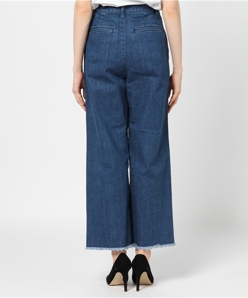 STUDIOUS(ステュディオス)の「【STUDIOUS】サイドラインワイドデニム(デニムパンツ・レディース・サックスブルー/ブルー・1/0)」の17枚目の写真