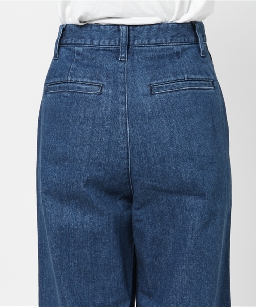 STUDIOUS(ステュディオス)の「【STUDIOUS】サイドラインワイドデニム(デニムパンツ・レディース・サックスブルー/ブルー・1/0)」の19枚目の写真