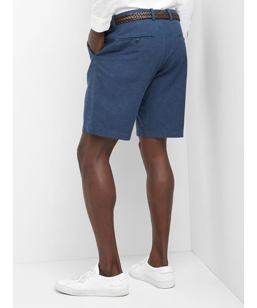 GAP（ギャップ）の「Gap リネンコットン ショートパンツ（25Cm）（その他パンツ・メンズ・グレー/ネイビー・30W/28W/36W/32W/34W）」の4枚目の写真