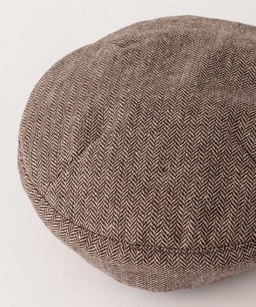 Another Edition（アナザーエディション）の「ヘリンボーンタックベレー帽（ハンチング/ベレー帽・レディース・その他1・FREE）」の4枚目の写真