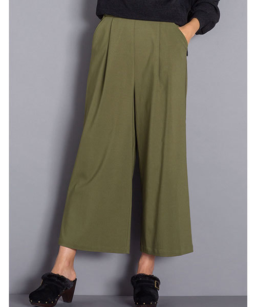 GeeRA（ジーラ）の「美脚シルエットワイドパンツ（その他パンツ・レディース・ホワイト/ブラック/レッド/ブルー/カーキ/ブラック系その他/オレンジ/チェック/ストライプ/ホワイト系その他・SMALL/MEDIUM/X-LARGE/LARGE/XXX-LARGE/XX-LARGE/XXXX-LARGE）」の6枚目の写真