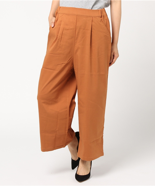 GeeRA（ジーラ）の「美脚シルエットワイドパンツ（その他パンツ・レディース・ホワイト/ブラック/レッド/ブルー/カーキ/ブラック系その他/オレンジ/チェック/ストライプ/ホワイト系その他・SMALL/MEDIUM/X-LARGE/LARGE/XXX-LARGE/XX-LARGE/XXXX-LARGE）」の19枚目の写真