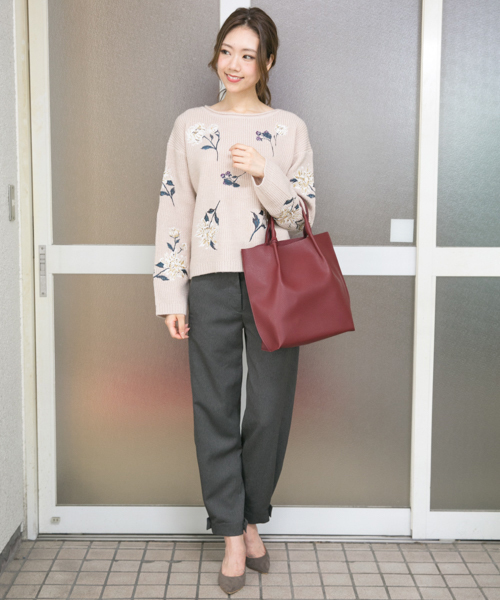 RODE SKO（ロデスコ）の「ANNI アウトステッチトートバッグ（トートバッグ・レディース・レッド/ブラック/ベージュ系その他/グレー/オレンジ/ブルー・ONE）」の18枚目の写真