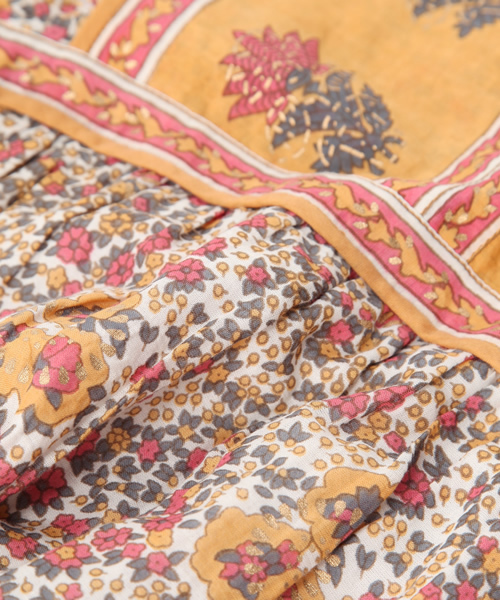 Another Edition（アナザーエディション）の「AE[A]FLW PRT BELT MINI（ワンピース・レディース・ブラック/ライラック/マスタード・フリー）」の12枚目の写真